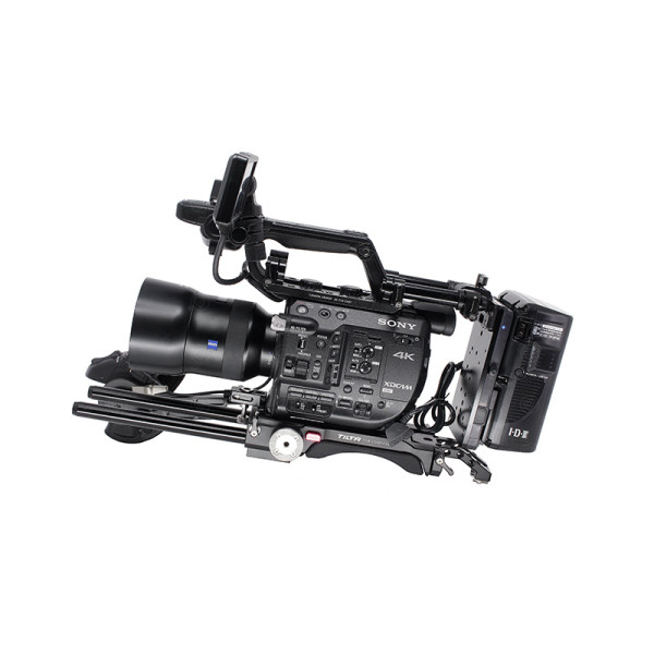 Риг For Sony FS5 rig with battery plate V lock or gold mount